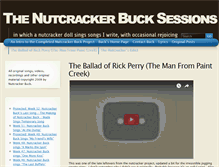 Tablet Screenshot of nutcrackerbuck.com